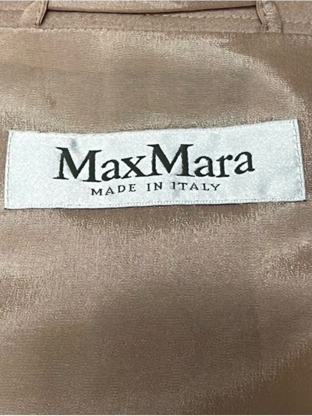 Max Mara Beige Unno Virgin Wool Single Breasted Blazer Jacket 10 Luxury - Picture 3 of 9